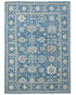 10x14 Blue Oushak Turkish Hand Knotted Soft Wool Area Rug